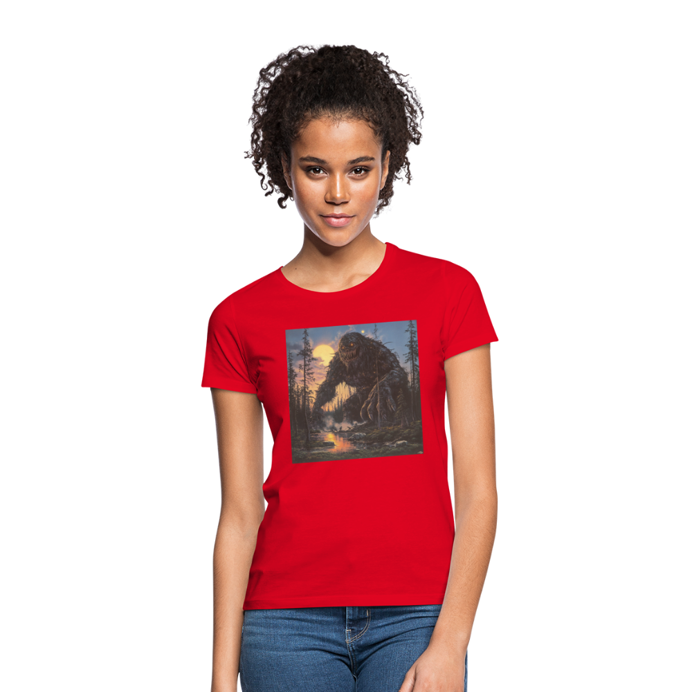 I Skuggorna av Värmland, T-shirt dam - röd