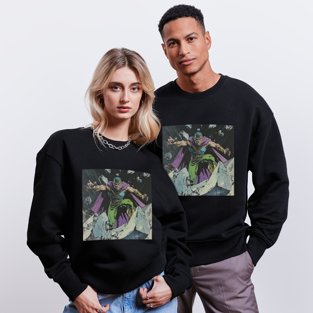 Granitus, Ekologisk oversizetröja RADDER unisex från Stanley/Stella - svart