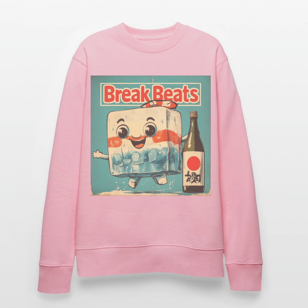 Nippon Break Beats, Ekologisk sweatshirt CHANGER unisex från Stanley/Stella - ljusrosa