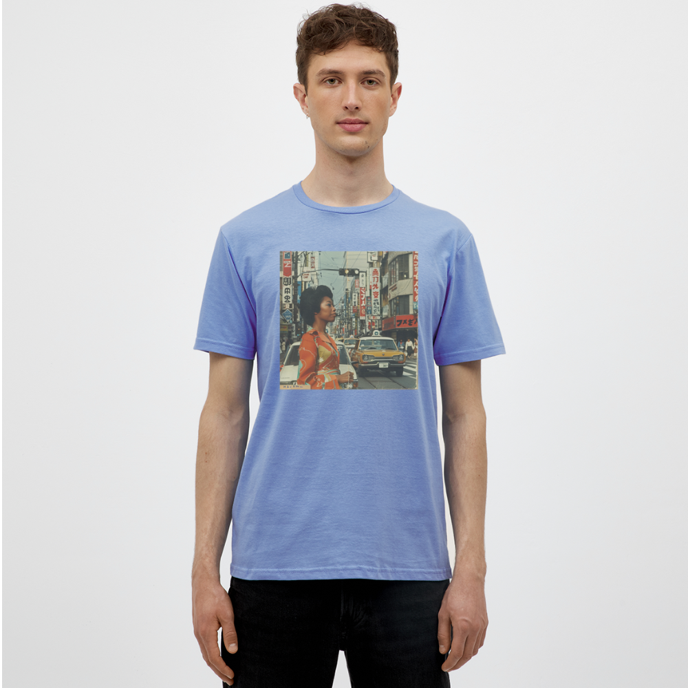 Yumi Sakamoto, T-shirt herr - carolina blue