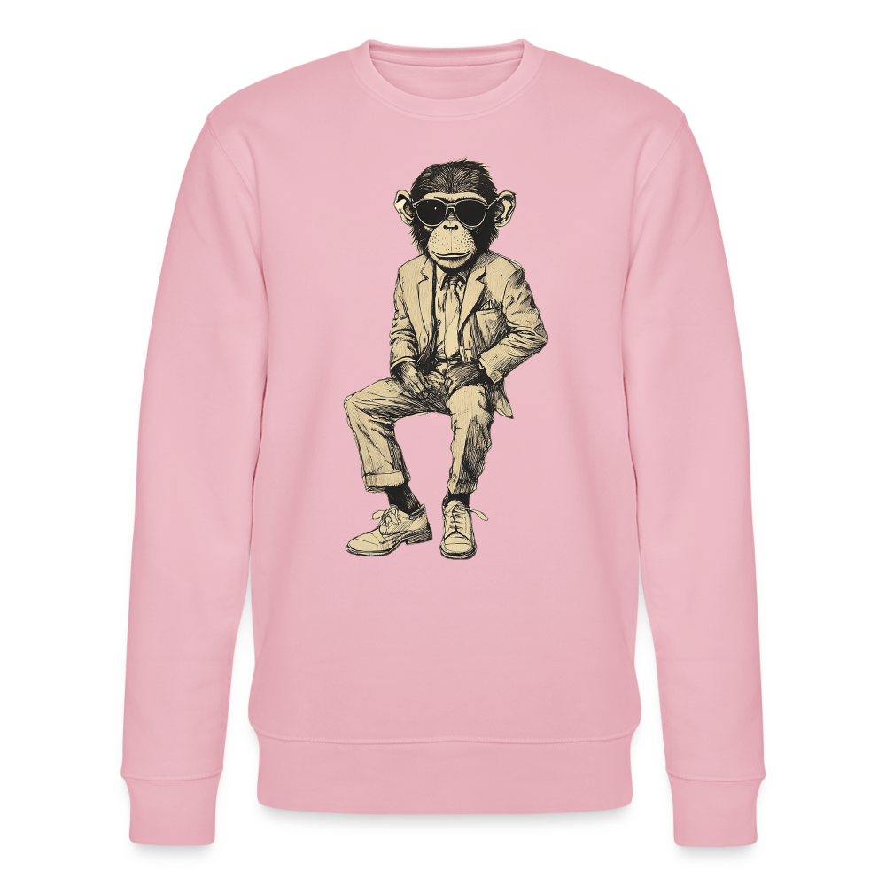 Mod Monkey, Ekologisk sweatshirt CHANGER unisex från Stanley/Stella - ljusrosa