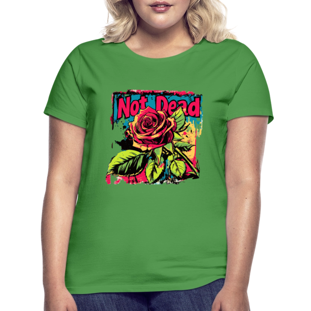 Den Eviga Rosen, T-shirt dam - kellygrön