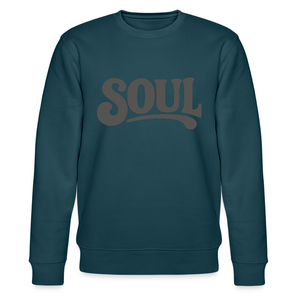 All About Soul, Ekologisk sweatshirt CHANGER unisex från Stanley/Stella - mörk petrol