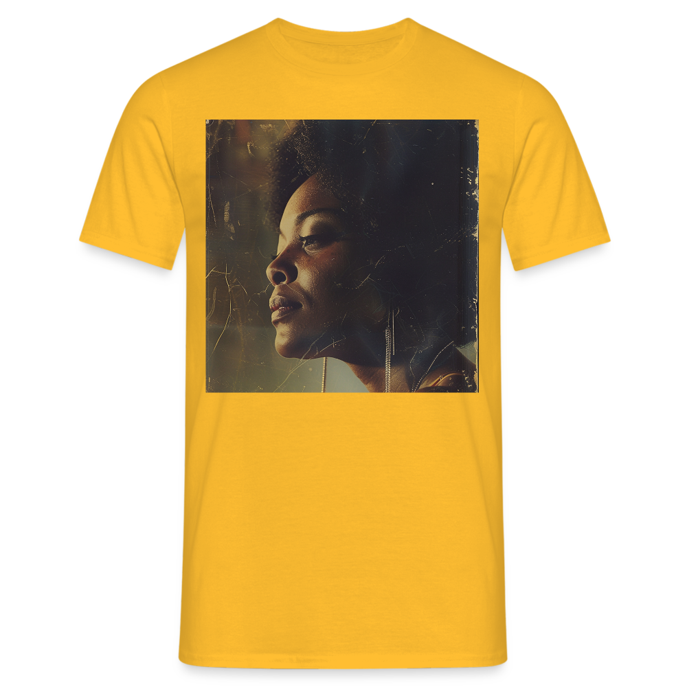 Echoes of Blue, T-shirt herr - gul