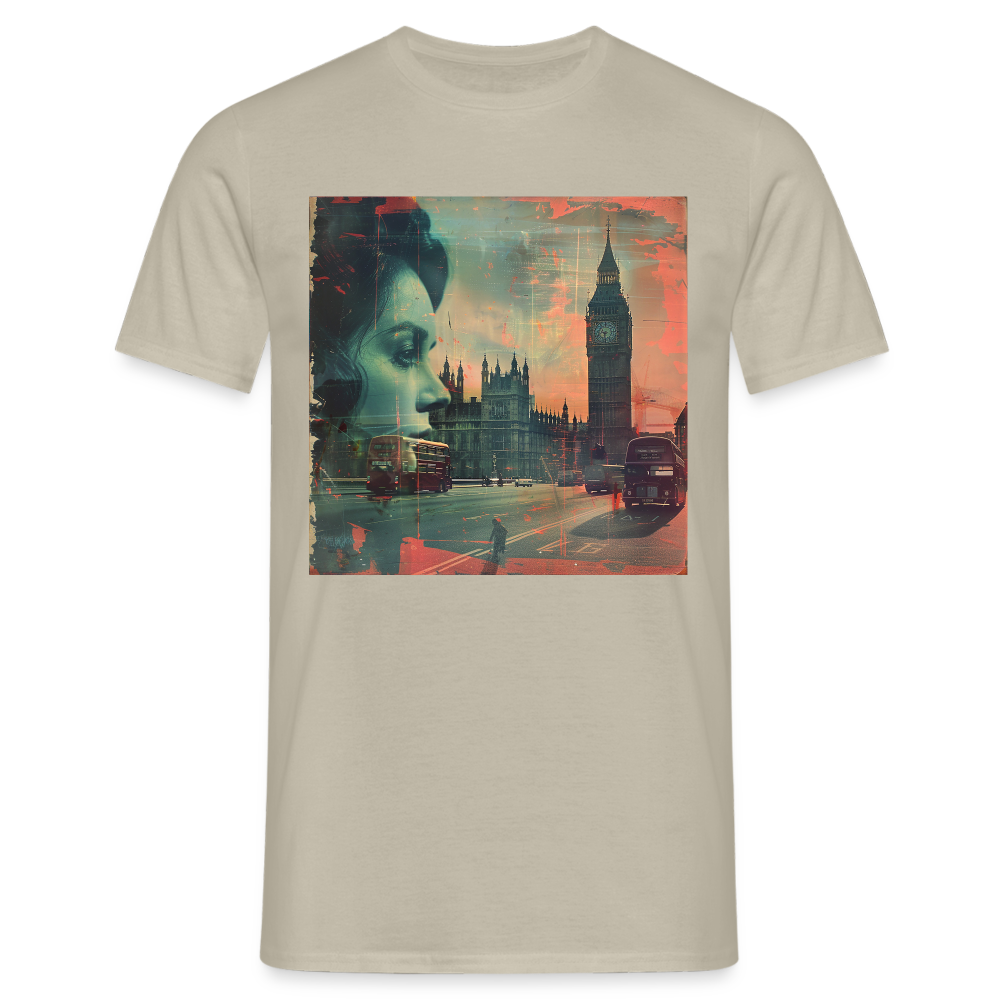 The Beat of London, T-shirt herr - sandbeige