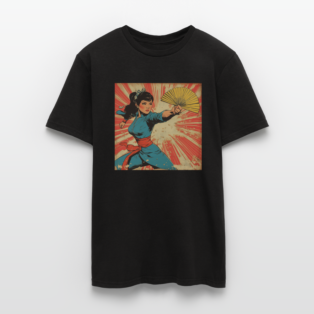 Solfjädern, T-shirt herr - svart
