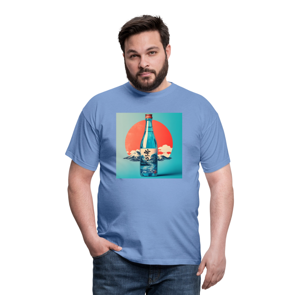 Stillhet i glas, T-shirt herr - carolina blue