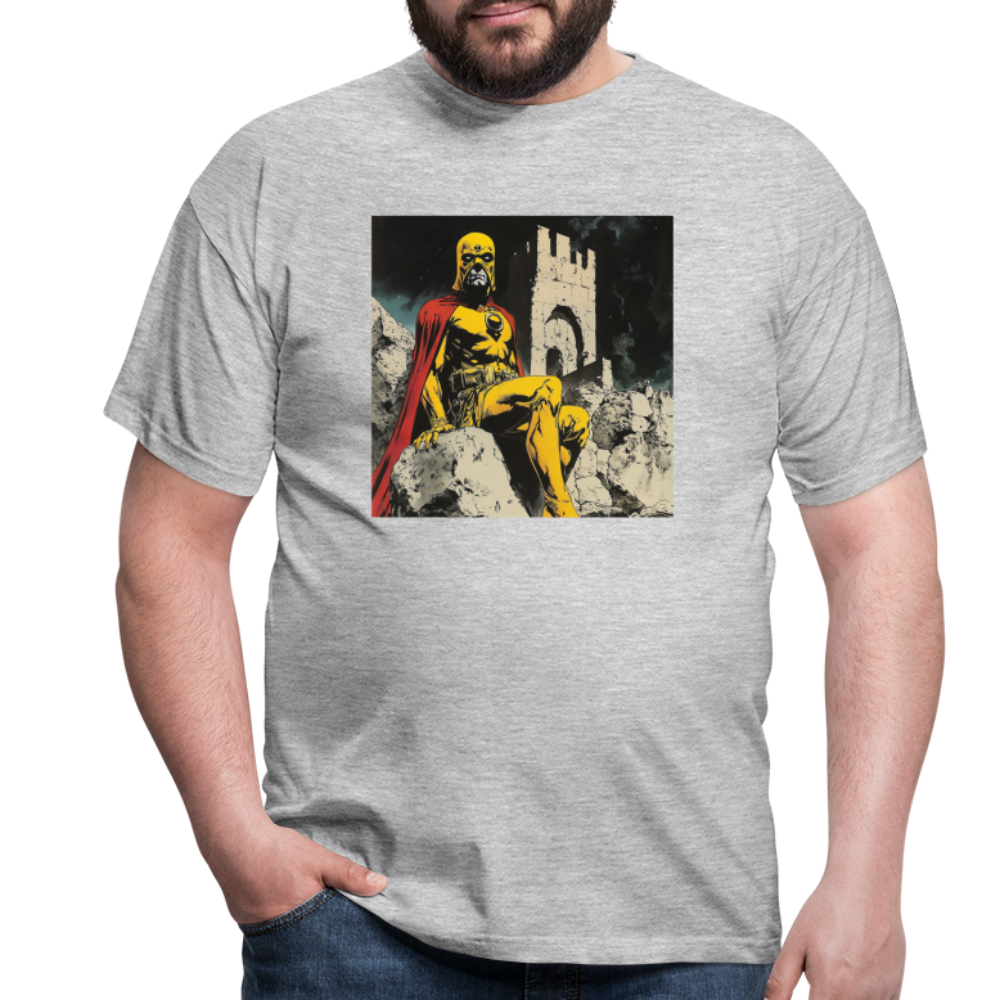 Orkalon, T-shirt herr - gråmelerad