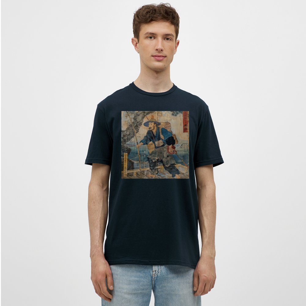 Fiskaren som bytte karriär, T-shirt herr - marinblå