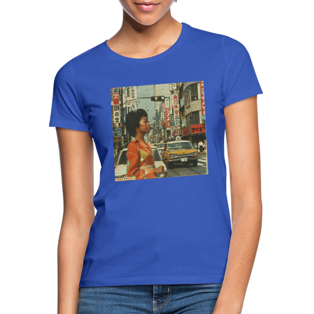 Yumi Sakamoto, T-shirt dam - royalblå