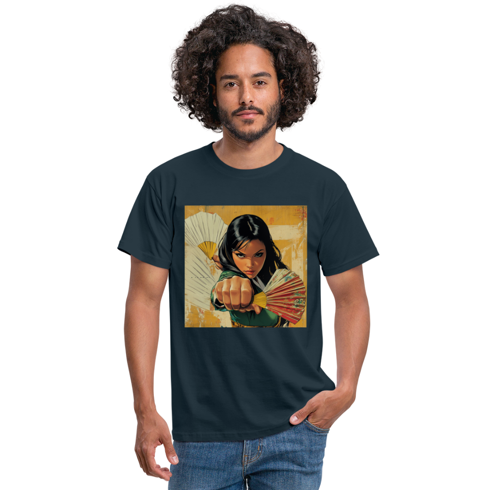 Blå Lotus, T-shirt herr - marinblå