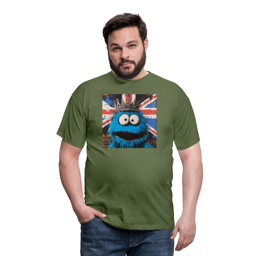 Monsters & Monarchs, T-shirt herr - Militärgrön