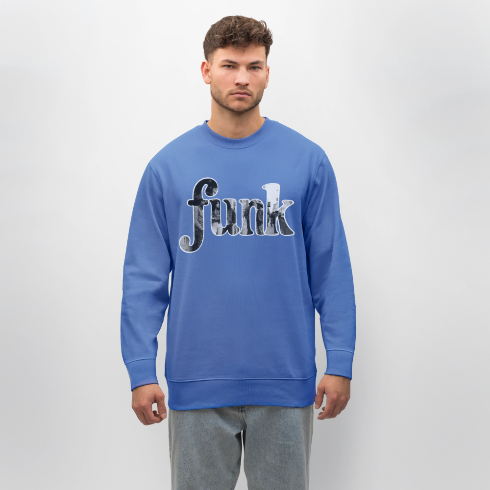 Funk Vibes, Ekologisk sweatshirt CHANGER unisex från Stanley/Stella - blå