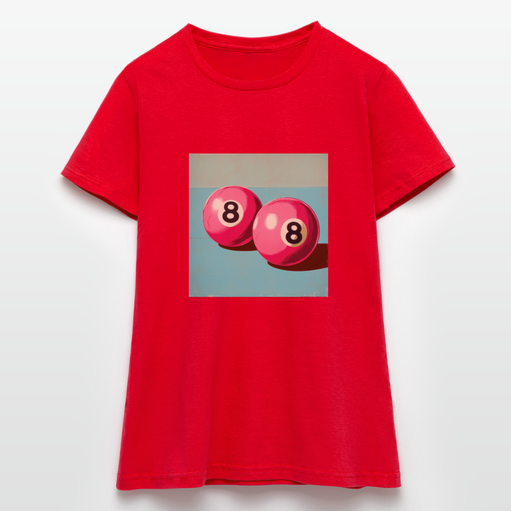 Rosa Rivaler, T-shirt dam - röd