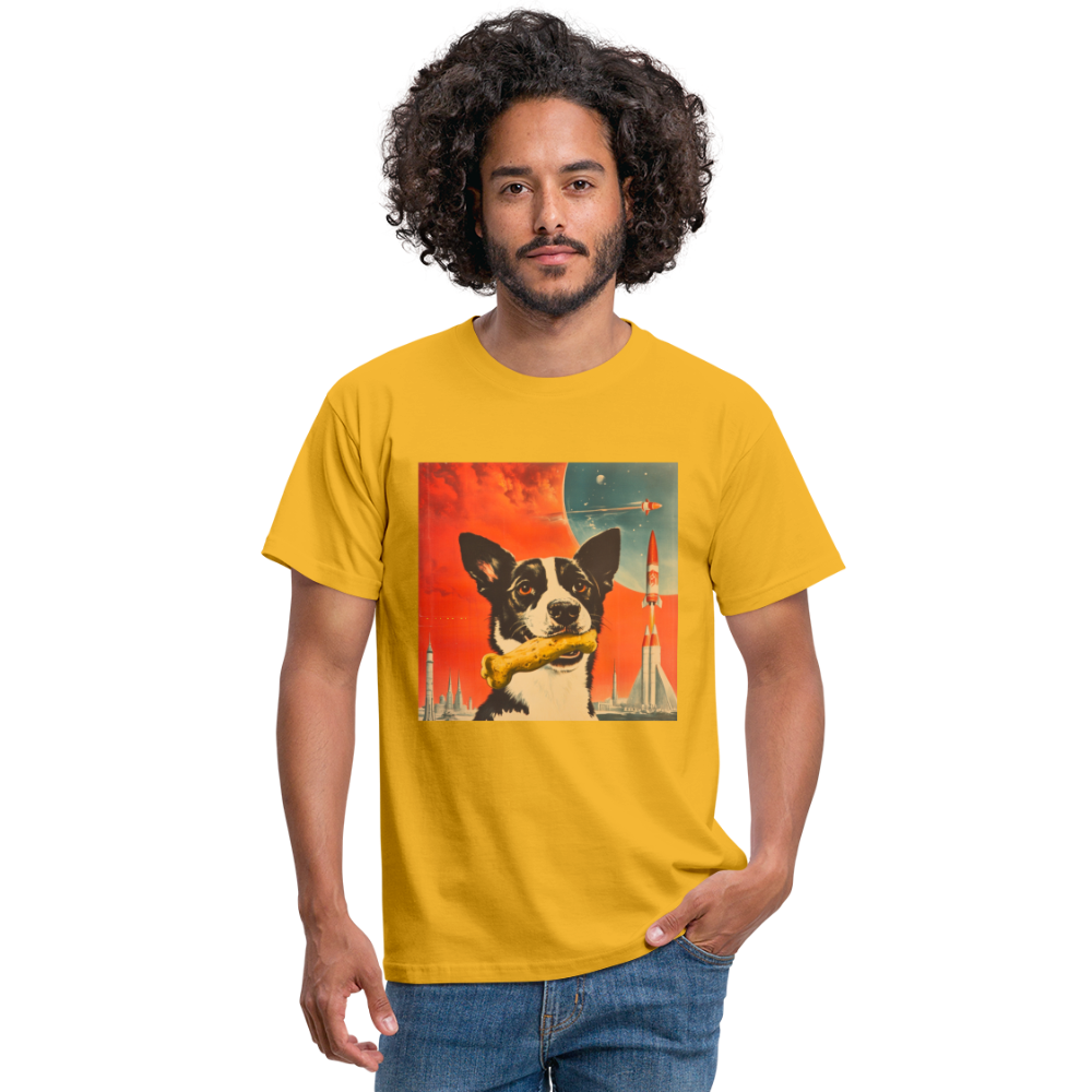 Stjärnorna Nära, T-shirt herr - gul