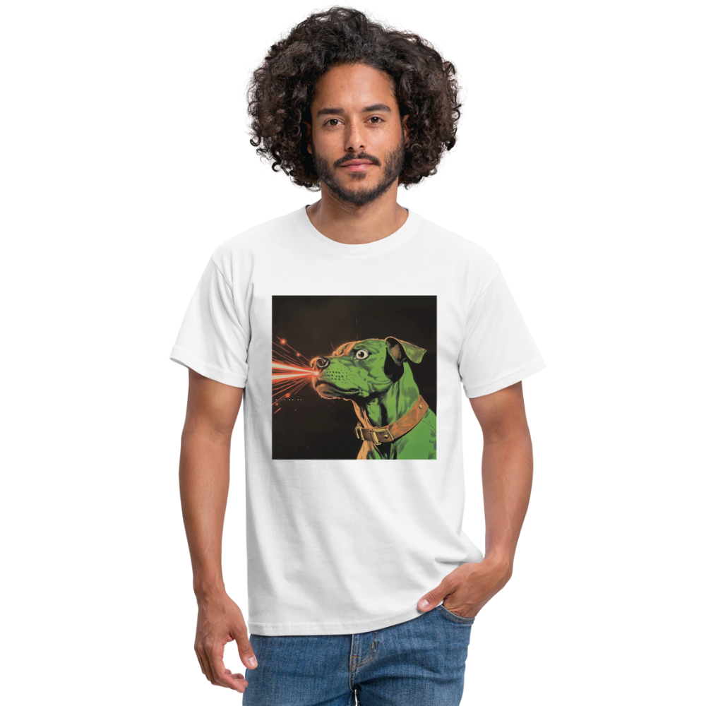 Strålhunden, T-shirt herr - vit