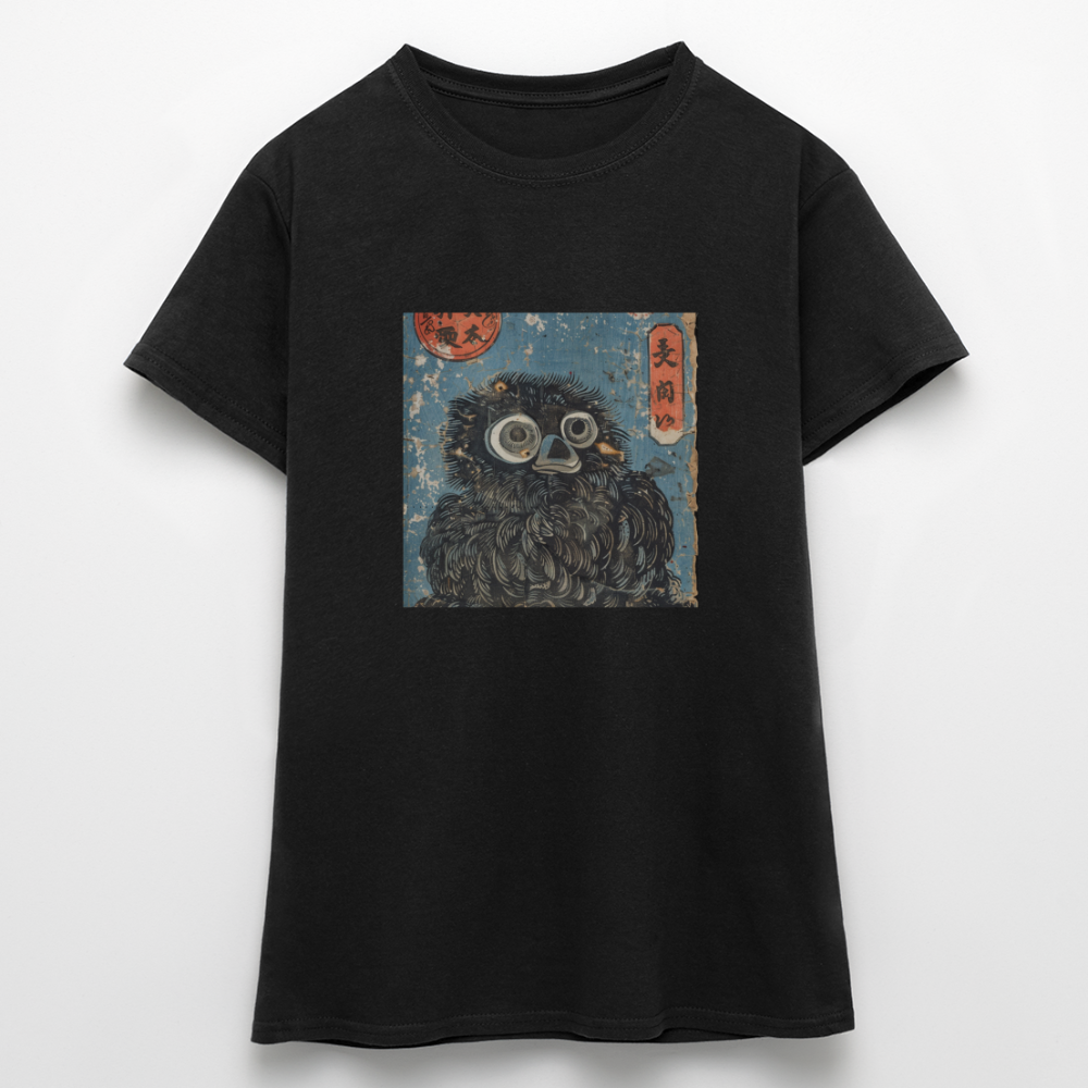 Denimiko, T-shirt dam - svart