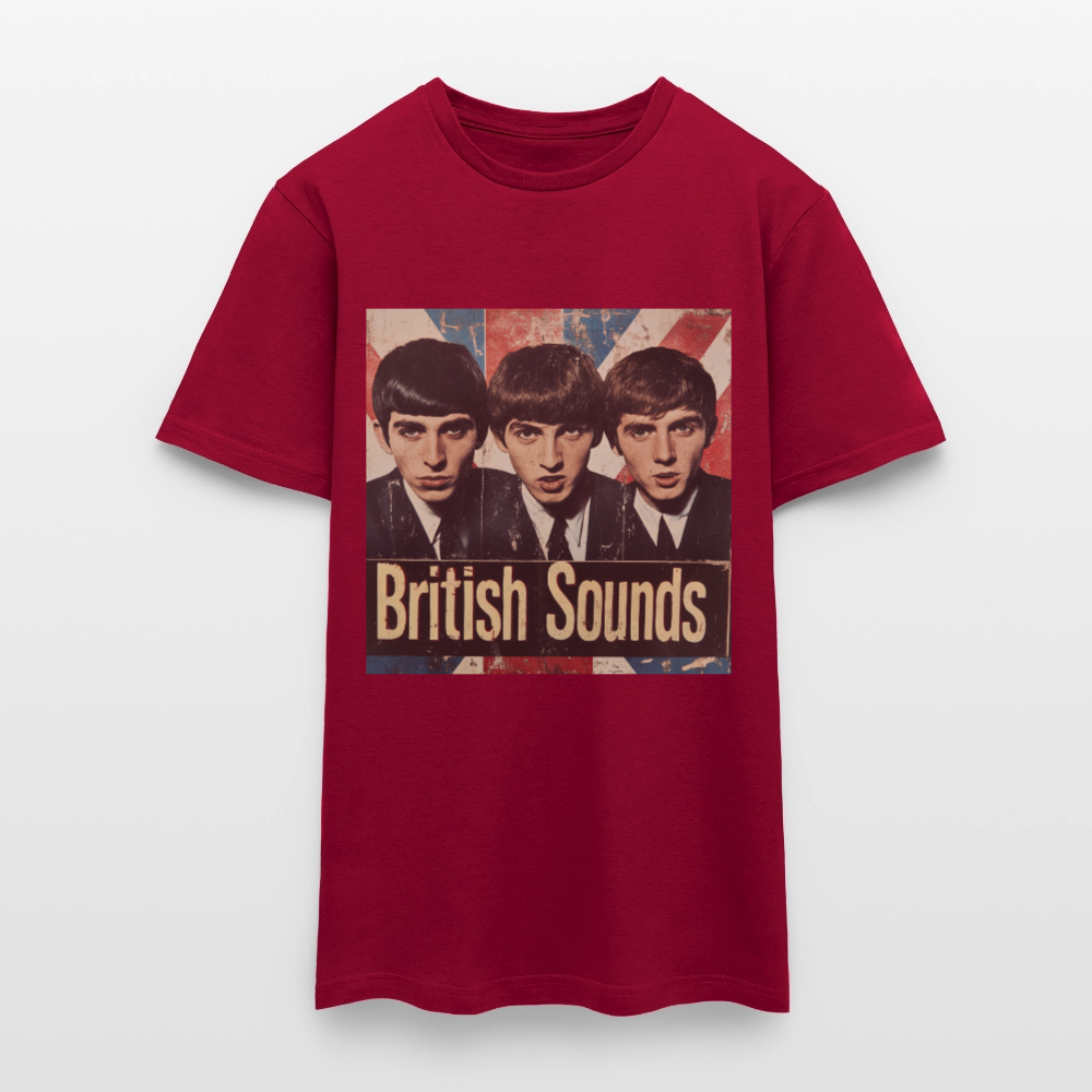 British sounds 1965, T-shirt herr - tegelröd