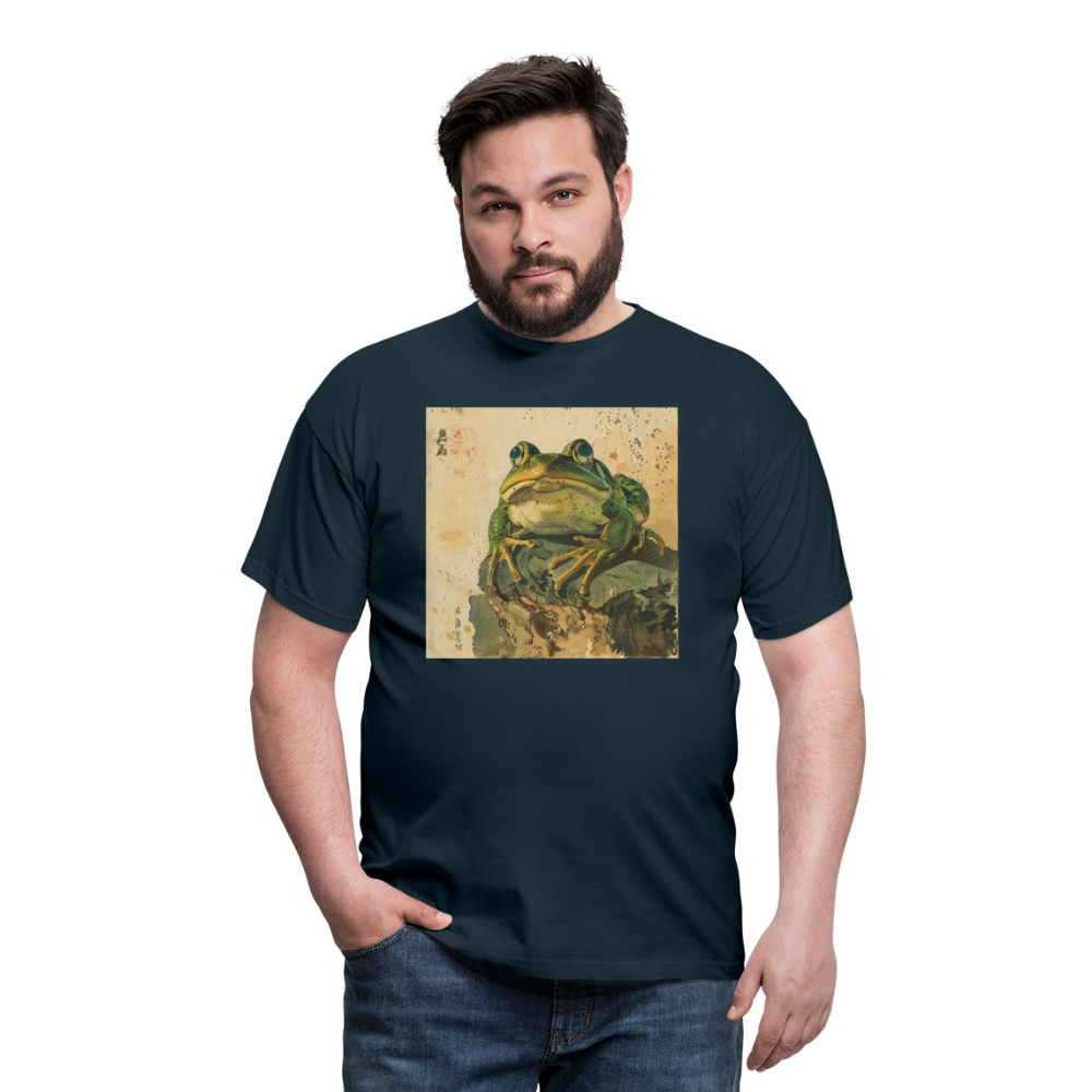 Grodan i Skymningen, T-shirt herr - marinblå