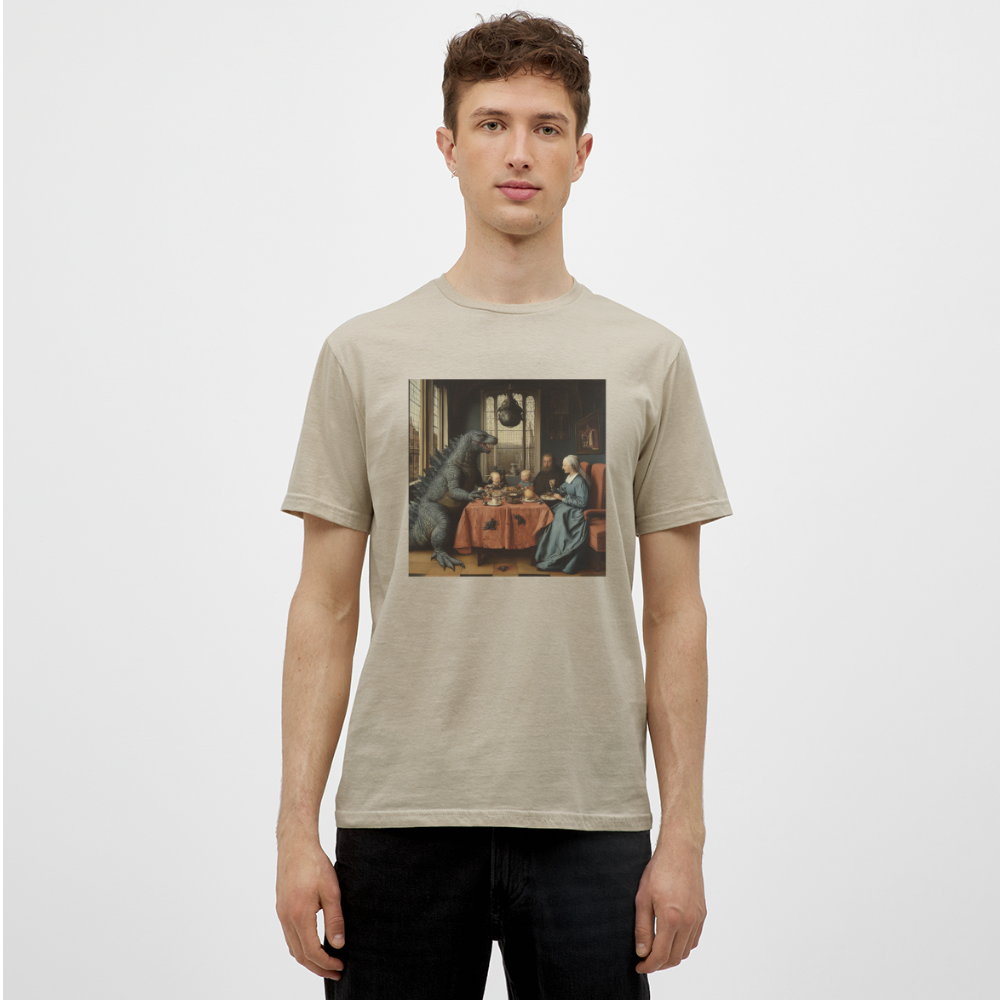 Familjens Fest med Gäst,T-shirt herr - sandbeige
