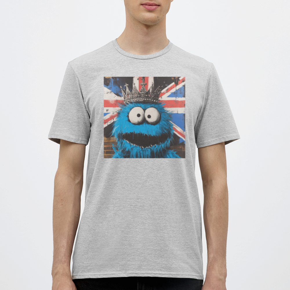 Monsters & Monarchs, T-shirt herr - gråmelerad