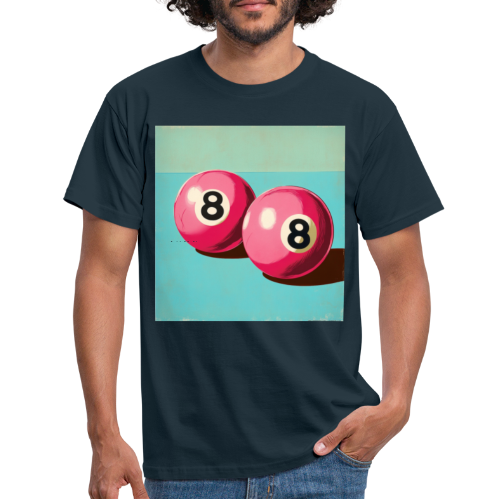 Rosa Rivaler, T-shirt herr - marinblå