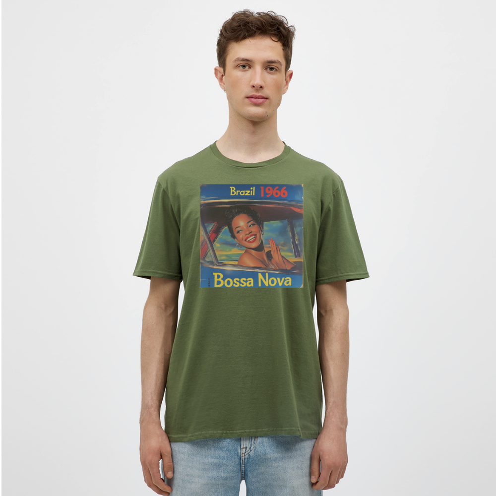 Isabela Costa, brazil 1966, T-shirt herr - Militärgrön