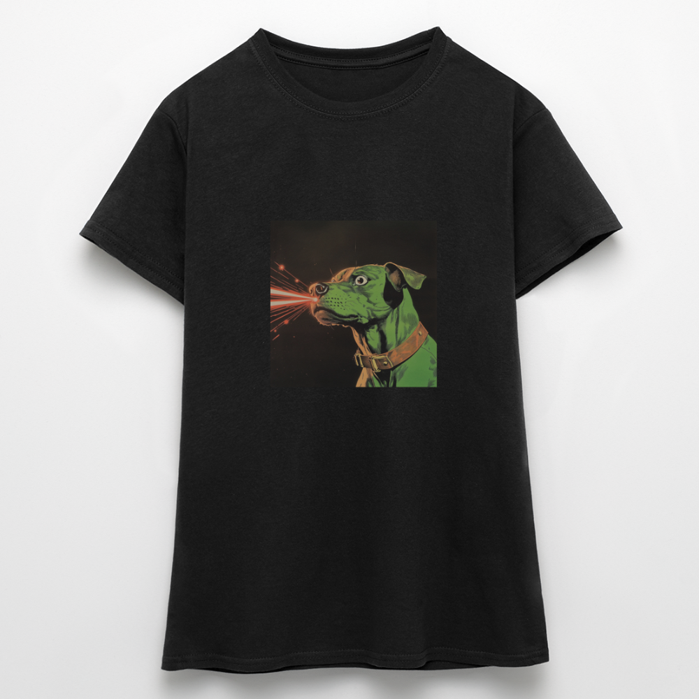 Strålhunden, T-shirt dam - svart
