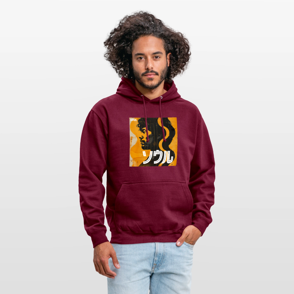 Nippon Grooves, Luvtröja unisex - bordeaux