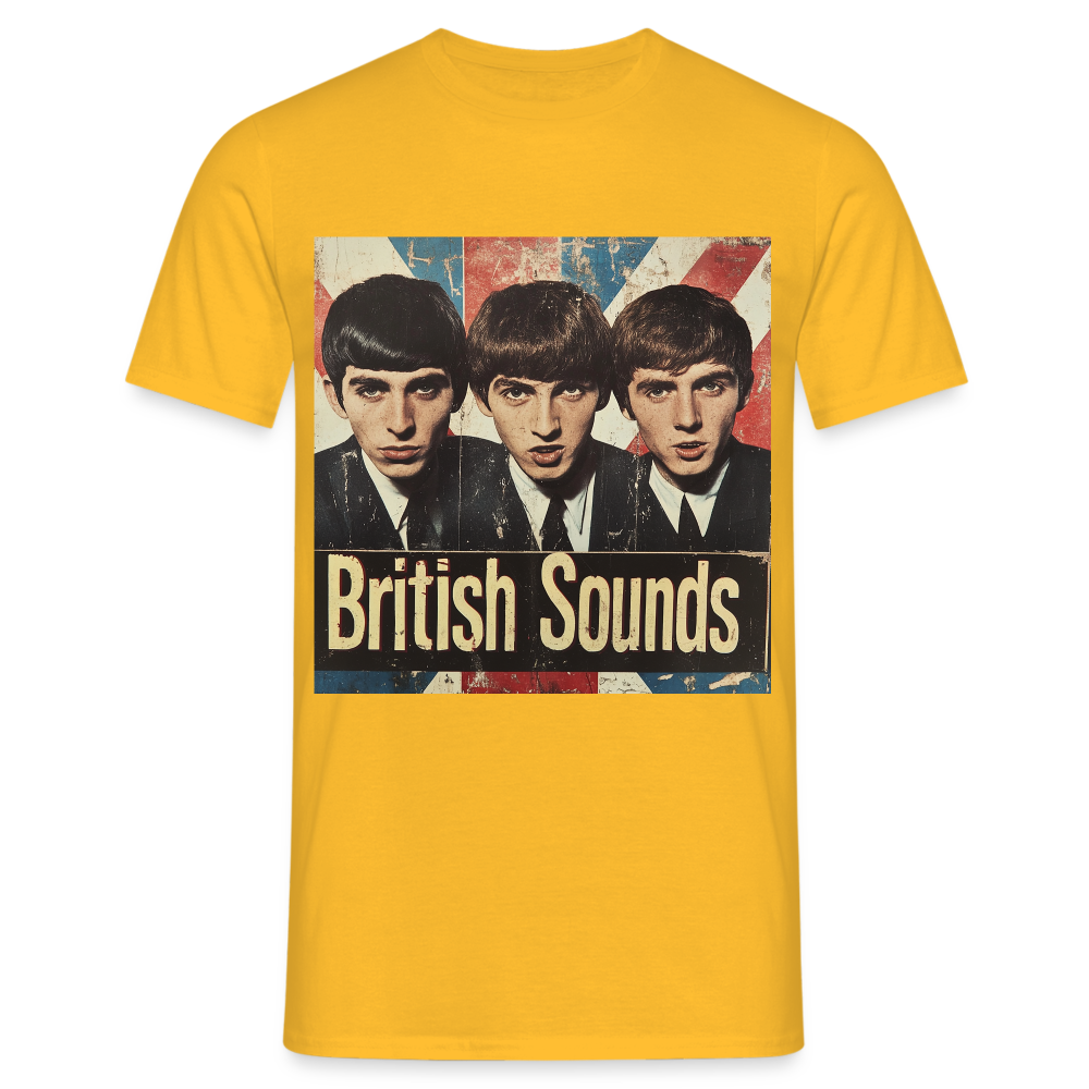 British sounds 1965, T-shirt herr - gul