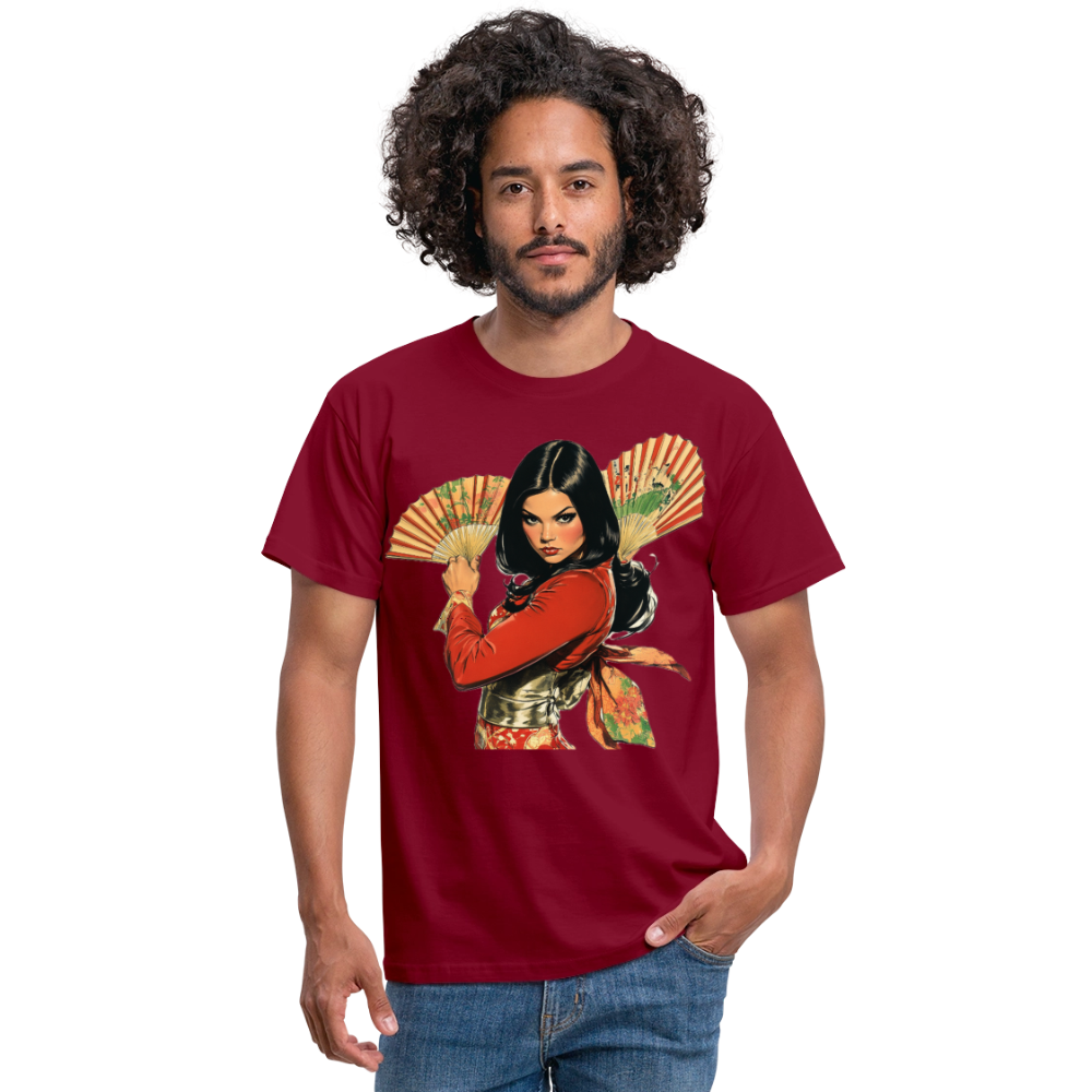 Dansen med Solfjädrar: Vindens krigare, T-shirt herr - tegelröd
