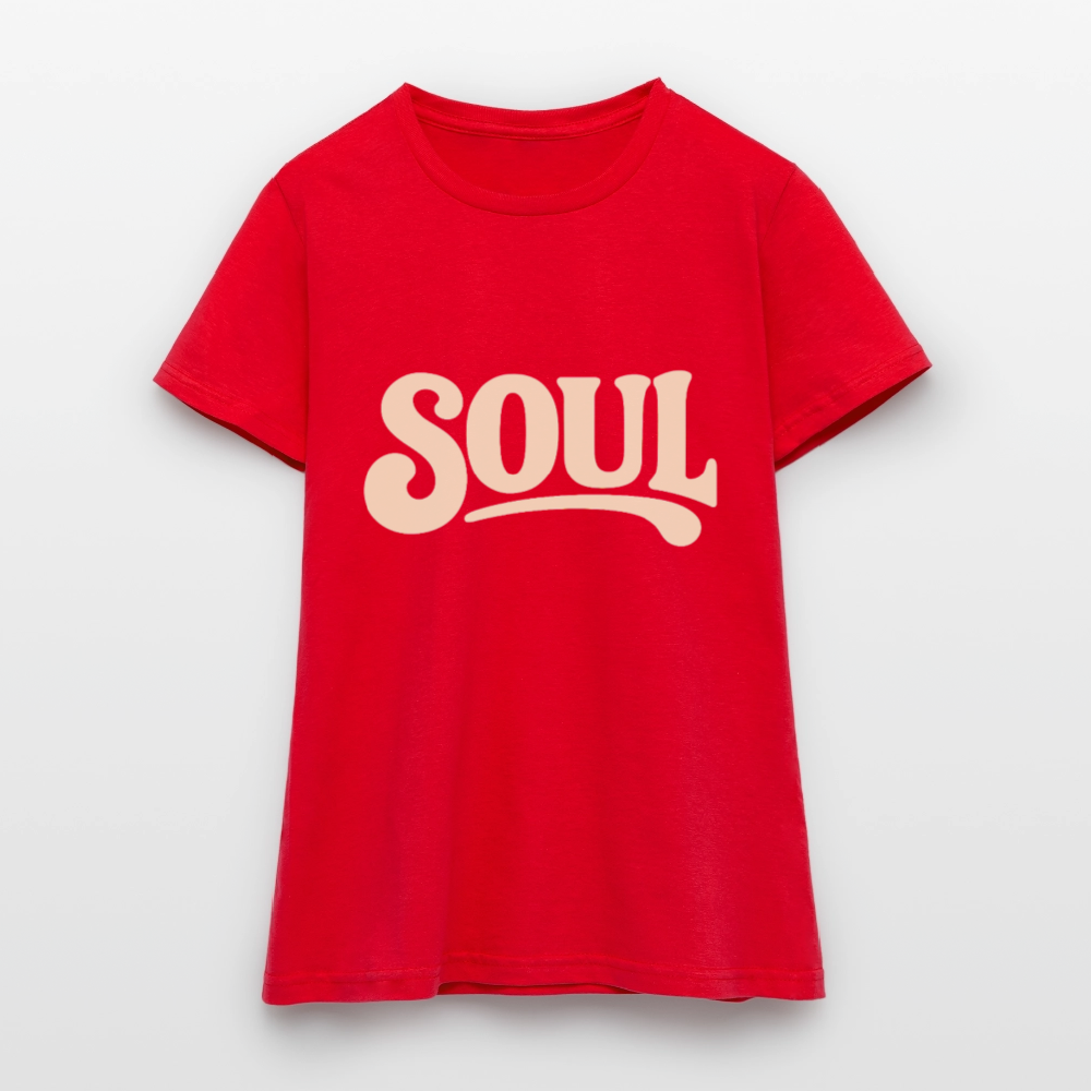 All About Soul, T-shirt dam - röd