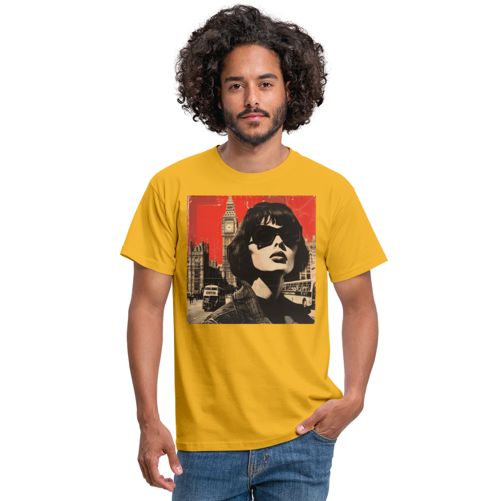 T-shirt herr - gul