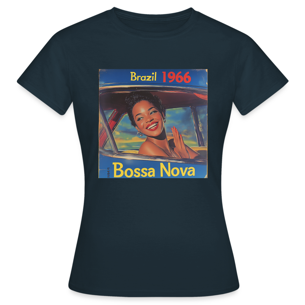 Isabela Costa, brazil 1966, T-shirt dam - marinblå