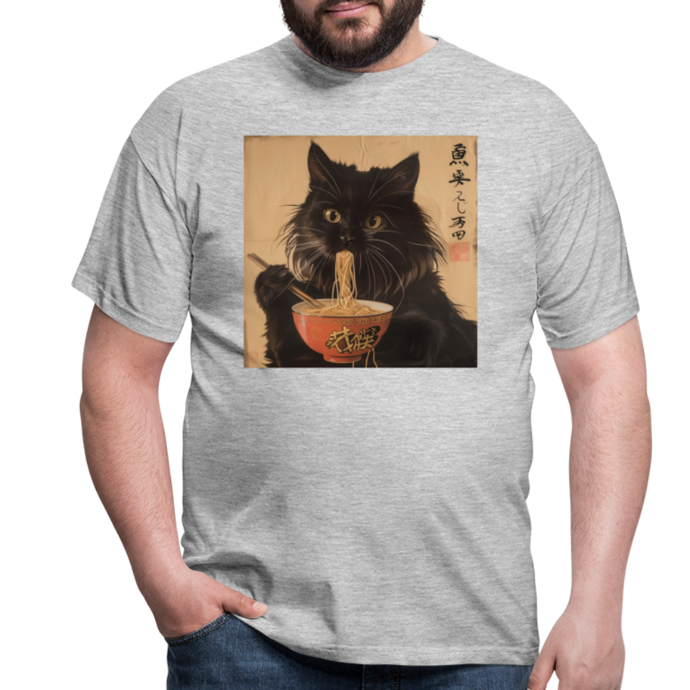 Kejsarens Katt och Ramens Hemlighet, T-shirt herr - gråmelerad
