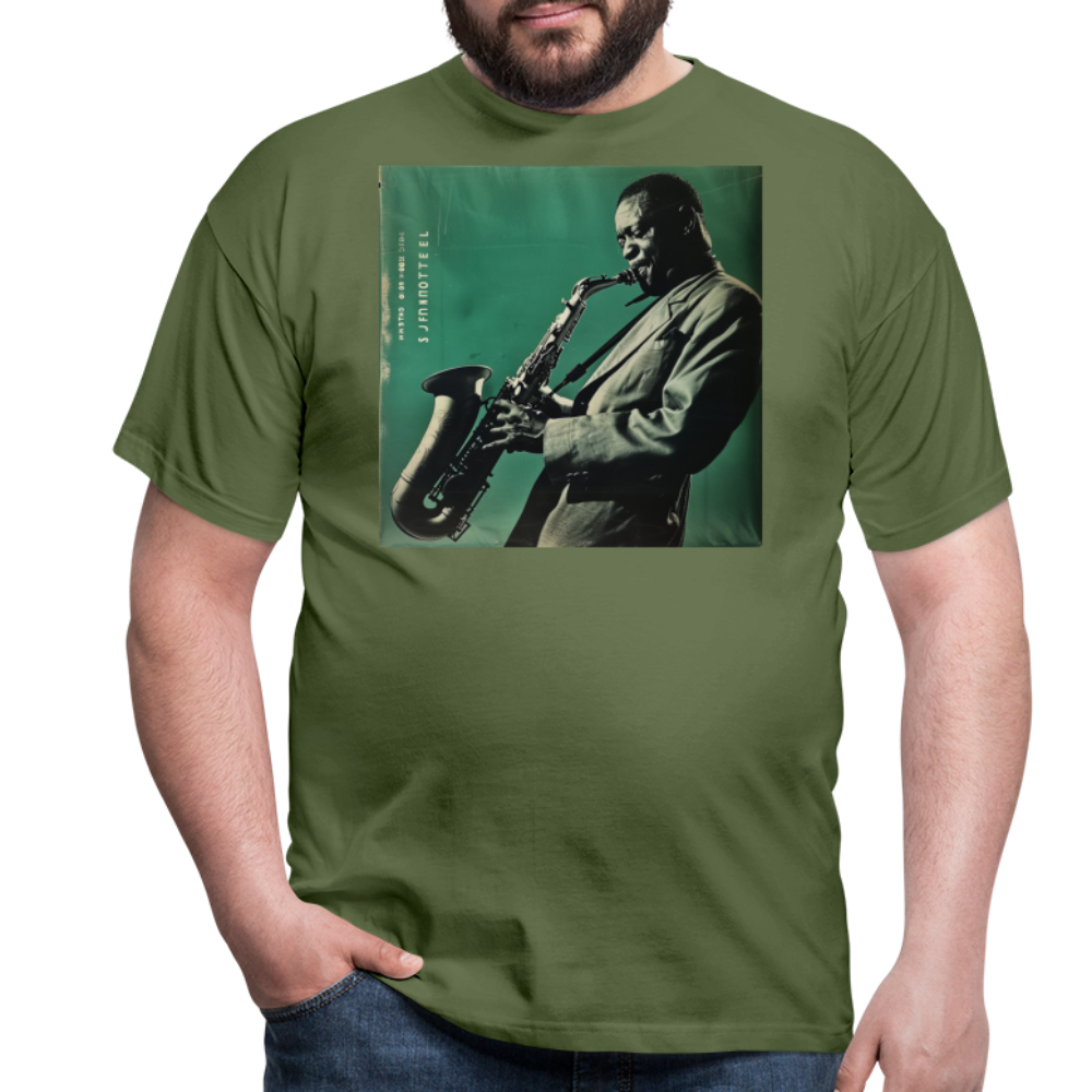 Nattens Toner i New York, T-shirt herr - Militärgrön