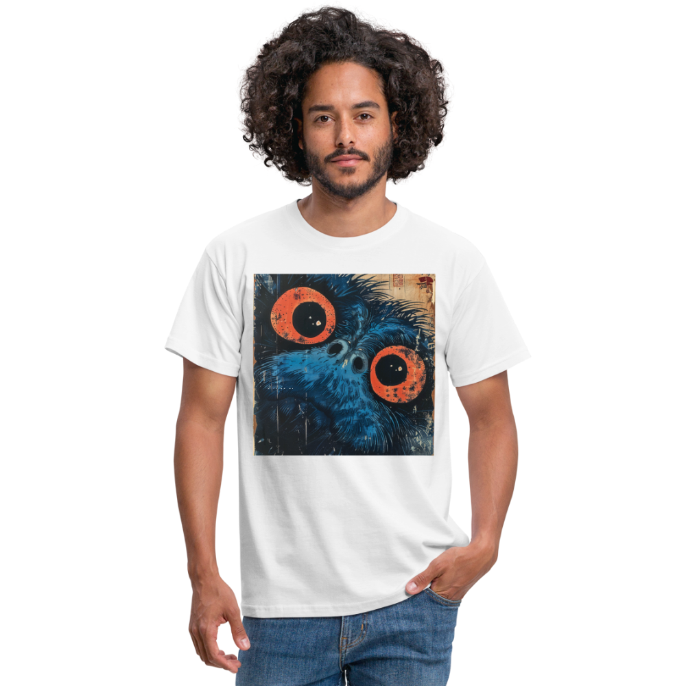Den blå vännen, T-shirt herr - vit