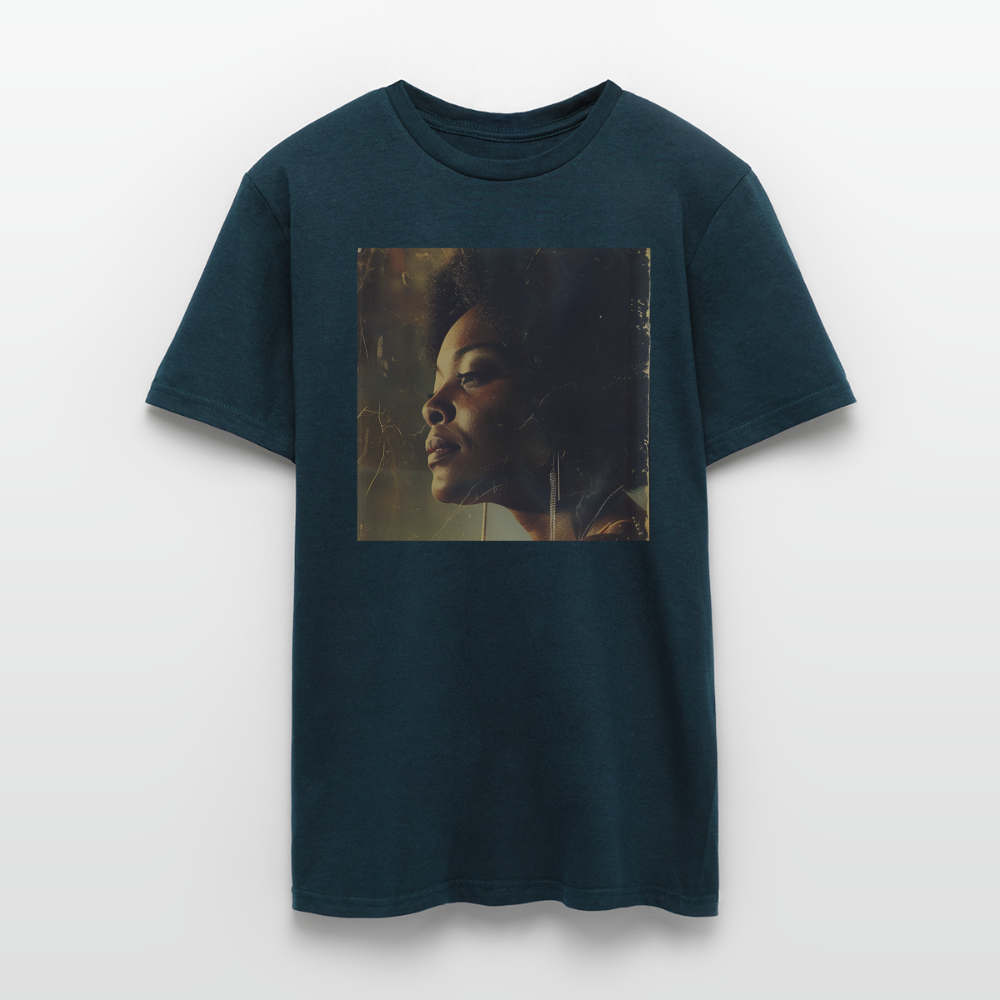 Echoes of Blue, T-shirt herr - marinblå