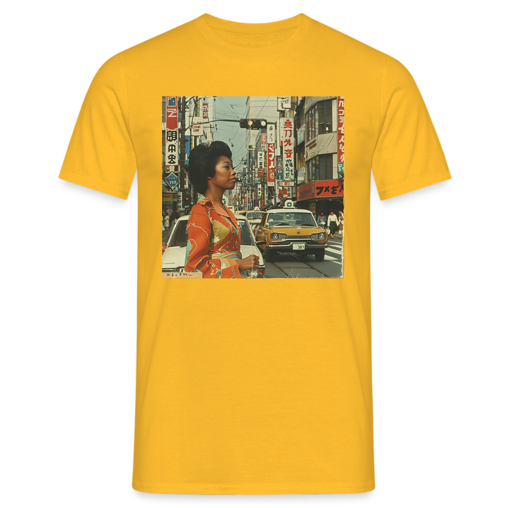 Yumi Sakamoto, T-shirt herr - gul