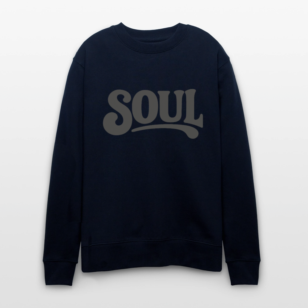 All About Soul, Ekologisk sweatshirt CHANGER unisex från Stanley/Stella - marinblått