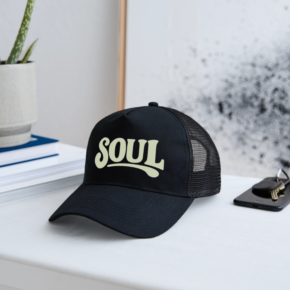 All About Soul, Trucker Cap - svart/svart