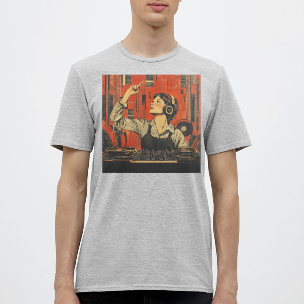 Revolutionens Rytm, T-shirt herr - gråmelerad