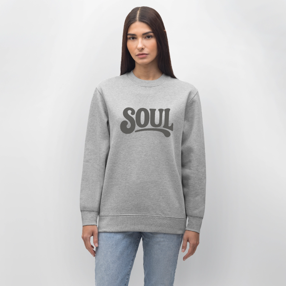 All About Soul, Ekologisk sweatshirt CHANGER unisex från Stanley/Stella - gråmelerad