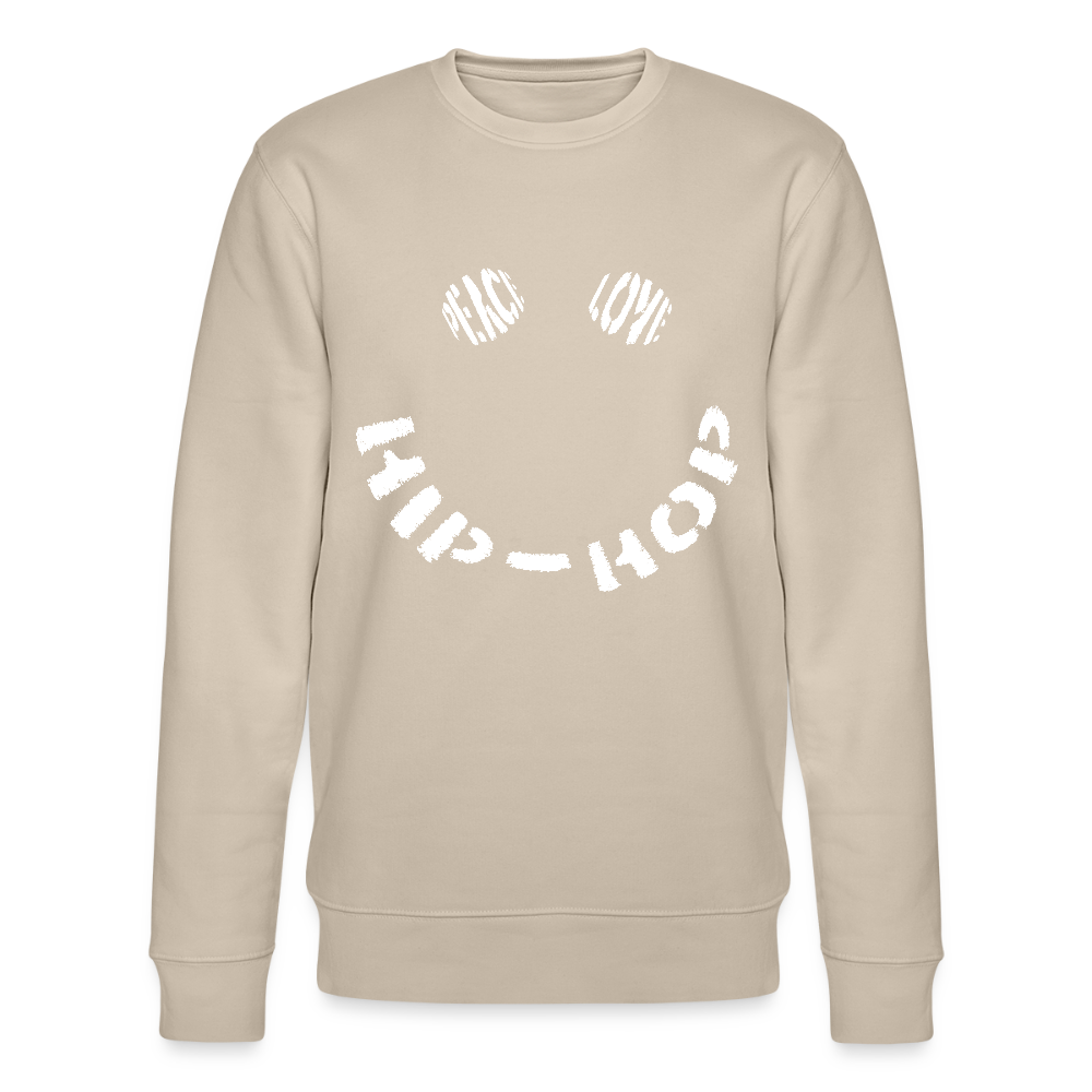 Peace, Love & Hip-Hop, Ekologisk sweatshirt CHANGER unisex från Stanley/Stella - beige