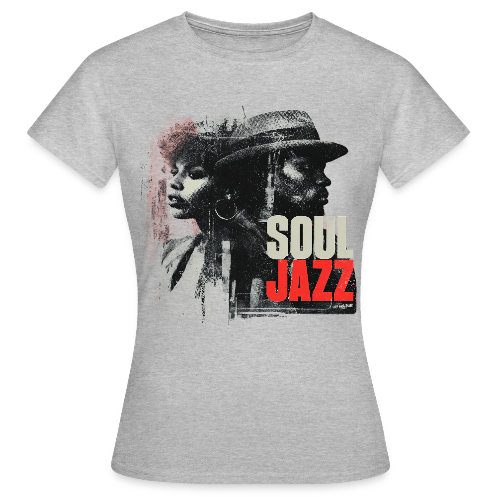 Soul Jazz Experience, T-shirt dam - gråmelerad