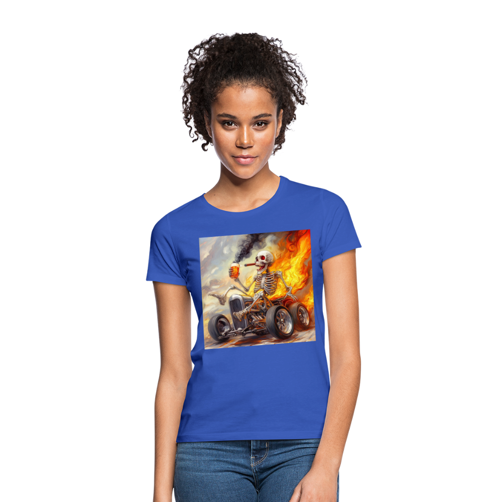 Knekta Krash, T-shirt dam - royalblå