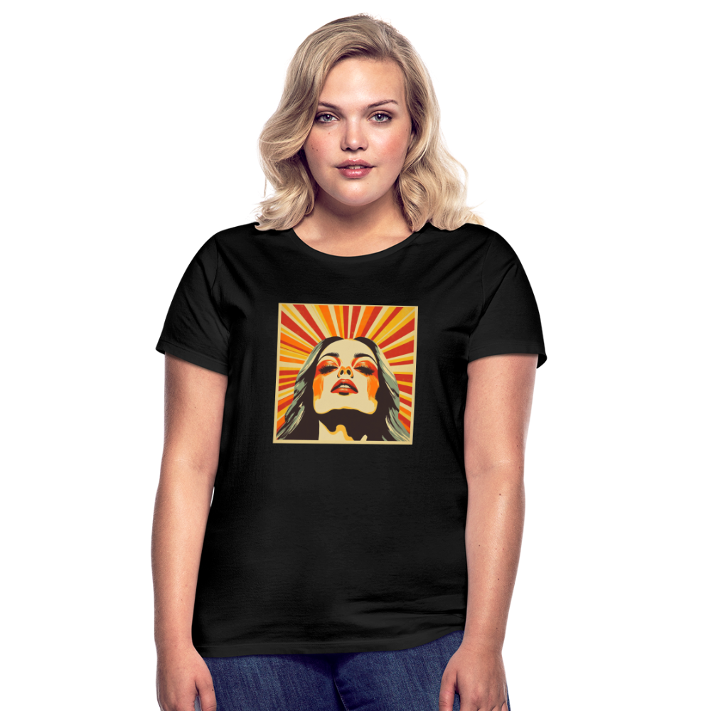 Sun Girl, T-shirt dam - svart