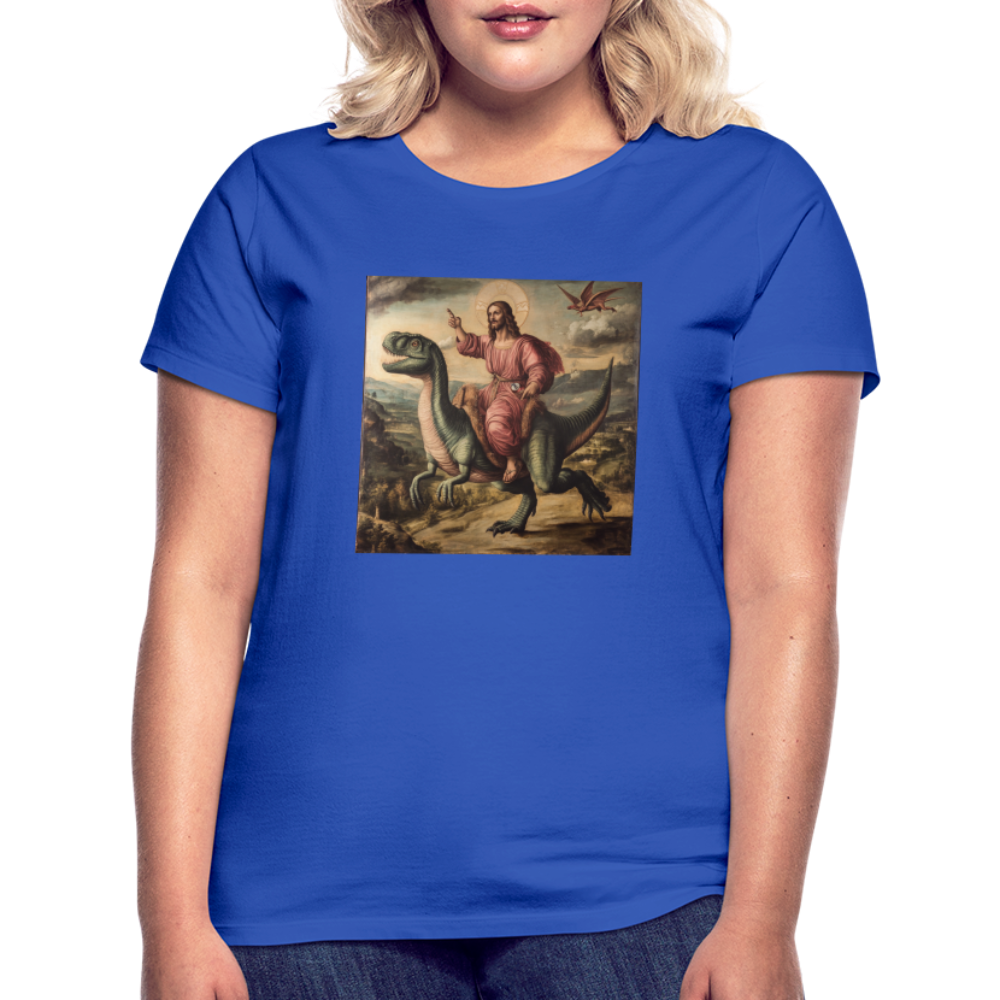 Ritten genom Tiden, T-shirt dam - royalblå