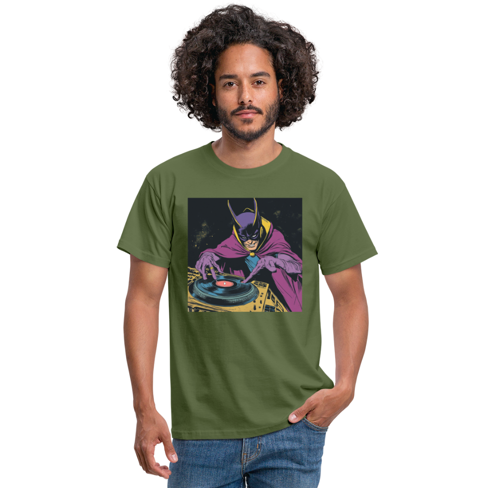 Purple Pulse, T-shirt herr - Militärgrön