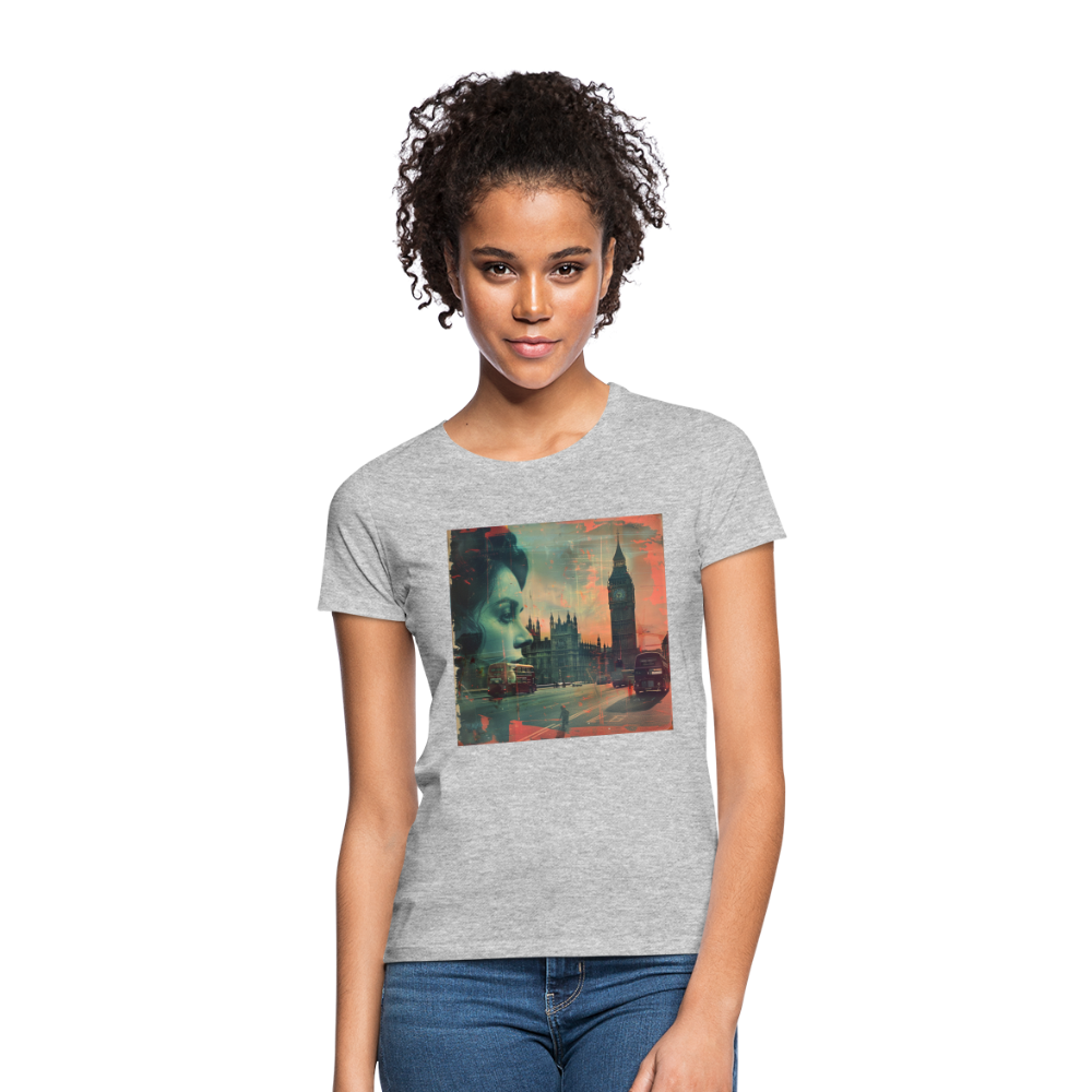 The Beat of London, T-shirt dam - gråmelerad